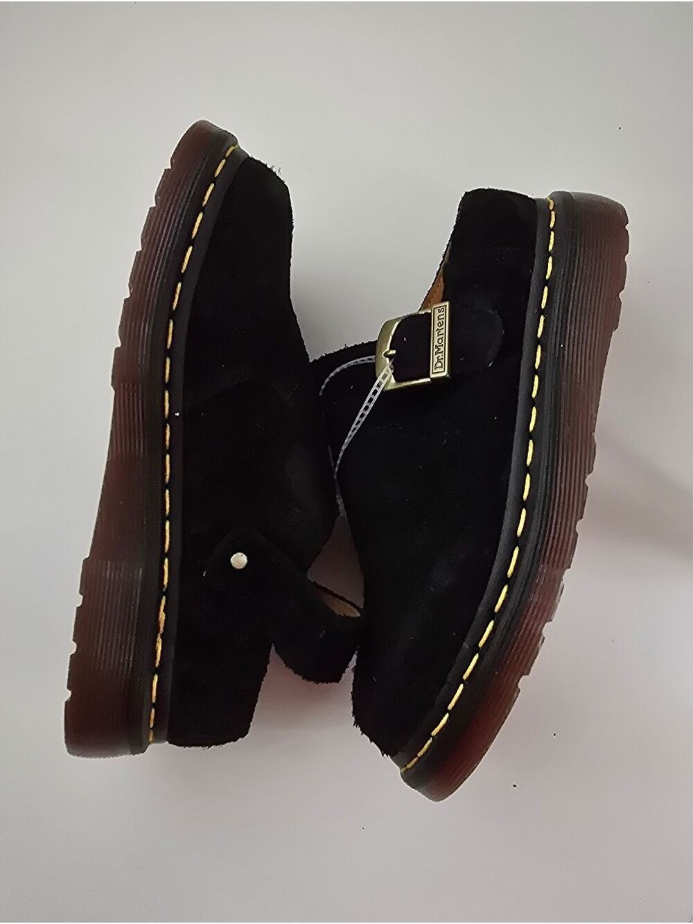 NWOT Dr. Martens Isham Desert Oasis Suede Mule Clogs Black Size 5 - Picture 14 of 15